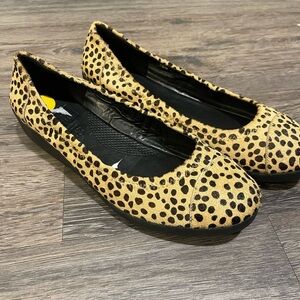 Fitflop | Animal Print Ballerina Pony Ballet Flat Comfort Cushion Size 10